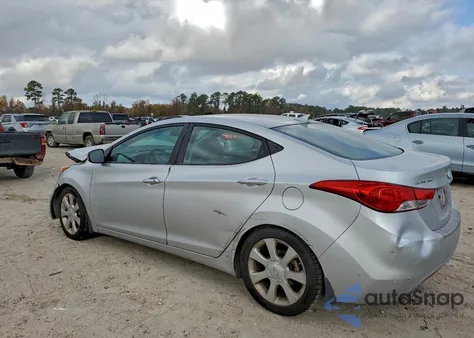 2012 Hyundai Elantra Gls from USA, damaged, VIN KMHDH4AE5CU324601